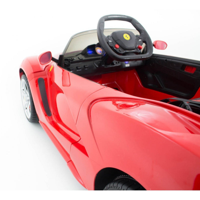 Macchina Elettrica per Bambini 12V La con Licenza Ferrari la Rossa