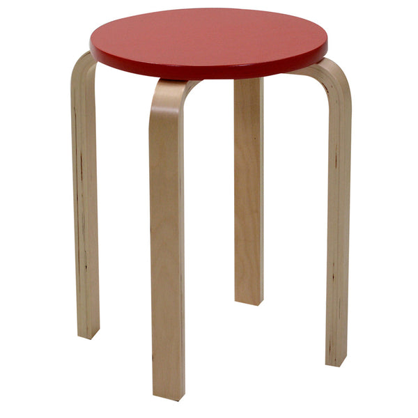 prezzo Runder Holzhocker Ø32x45cm Adami Small Rot