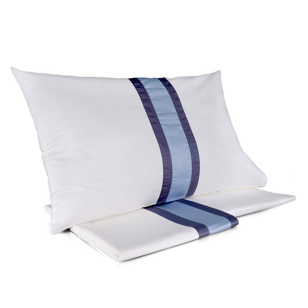 Set aus Oberlaken und Kissenbezügen aus Satin Mitera Polynesia Prealps and Beach Verschiedene Größen sconto