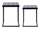 Set 2 Tavolino Neapolis K29 in Metallo