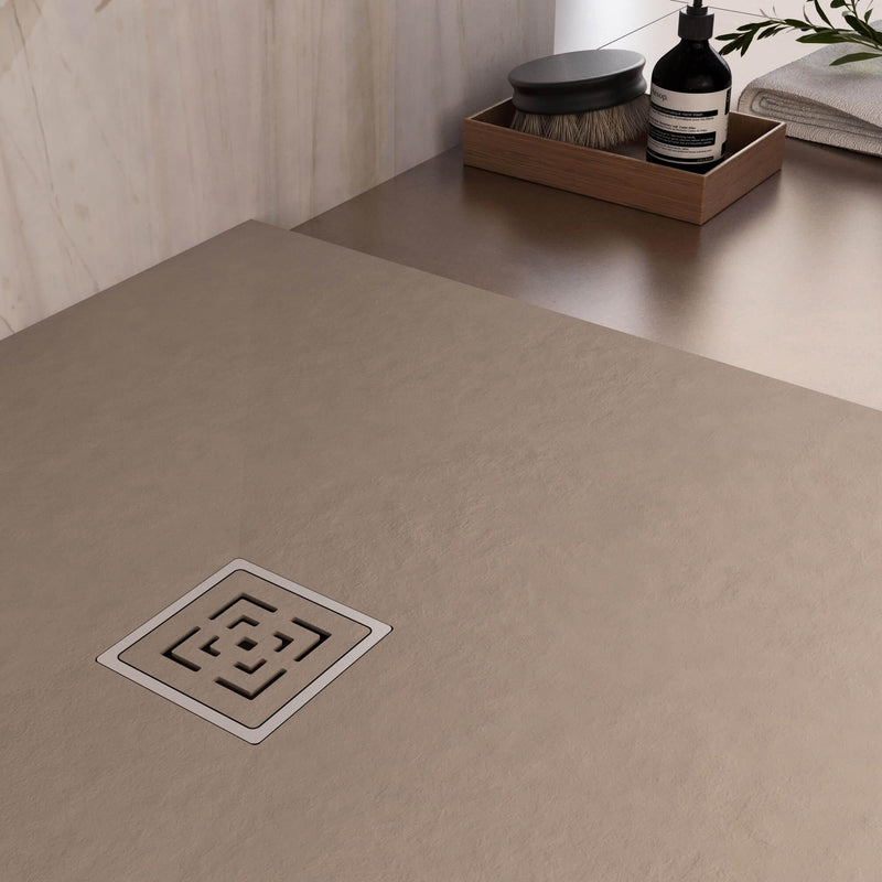 Piatto Doccia in Pietra Bonussi Canton Moka Varie Misure