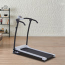 Tapis Roulant Motorizzato 6 Km/h con Schermo LED 0.6 HP Nero