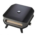 Forno per Pizza a Gas 13' Fino a 400° 34x34 cm con Pietra Refrattaria e Tagliere in Nylon