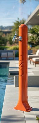 Fontana da Esterno con Rubinetto Arkema H2O Arancio