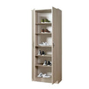 Scarpiera armadio 182x71x38 cm Gabriella noce country