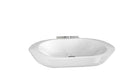 Lavabo Rettangolare da appoggio in Ceramica 60x49,5x12cm TFT Lisbona Bianco