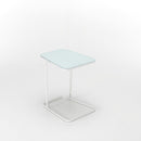 Tavolino Rettangolare in Metallo 44,5x53x62,5cm TFT Bianco