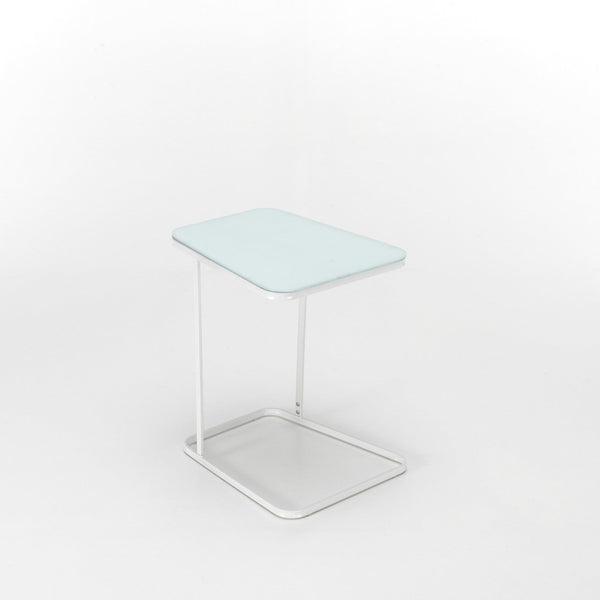 Rechteckiger Couchtisch aus Metall 44,5x53x62,5cm Weiß TFT sconto