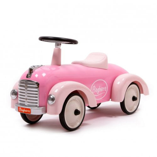 Baghera Speedster Pink Vintage Rennauto für Kinder sconto