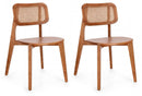 Set 2 Sedie 47x56x83 cm Yves in Legno