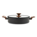 Tegame Ø 28 cm Antiaderente Induzione Silex Elegance Wood Nero