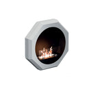 Camino a Bioetanolo da Parete 64,8x15,4x64,8 cm 2000W 1L Palmanova Bianco 