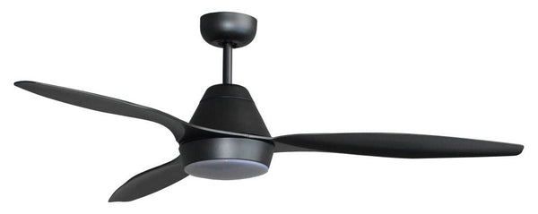 Deckenventilator mit 3 Flügeln und LED Ø132 cm 3 Geschwindigkeit Martec Triumph Black online