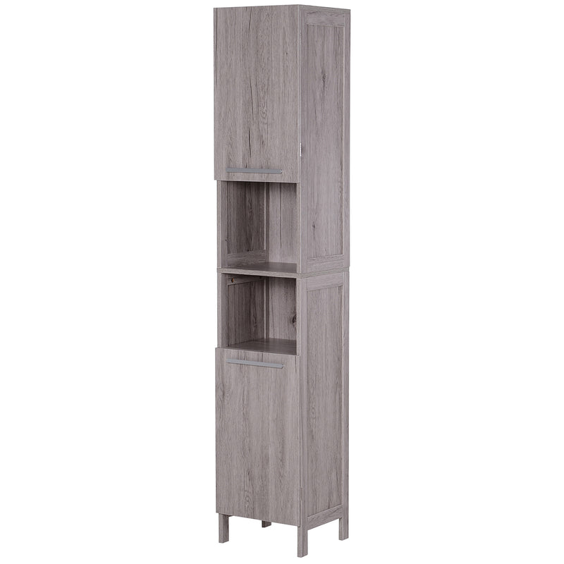 Mobile a Colonna per Bagno 30x32x172,5 cm in MDF color Legno