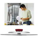 Kit 4 Coperchi Magici Antiodore Ventur Magic Ø25, Ø27, Ø31, Ø35 cm Cooker in Acciaio Inox Pomello Rosso