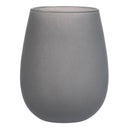 Set 6 Bicchieri Acqua Effetto Frosted Happy Hour Stones in Vetro VdE Tivoli 1996 Grigio