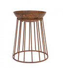 Set 2 Bracieri da Giardino Ø50x63h cm Efesto Ruggine 