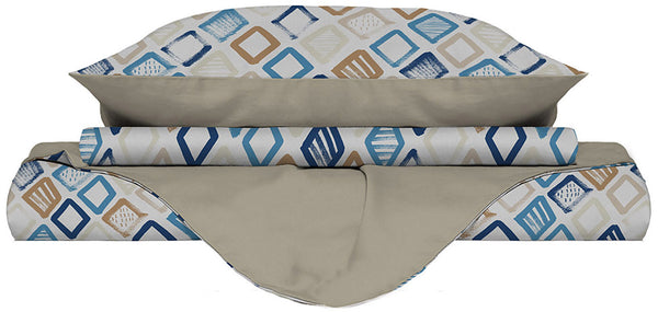 prezzo Jolly bedruckter Bettbezug mit Kissenbezügen in verschiedenen Größen