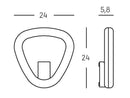 Applique da Esterno a LED 20W 3000K Sovil Bianco