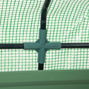 Letto per Orto Fioriera 127x95x92 cm in Acciaio con Copertura Verde