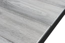 Tavolo Mackay 200x100x75 h cm in Alluminio Antracite