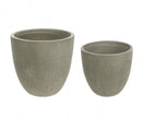 Set 2 Vasi Brush Basso Salvia