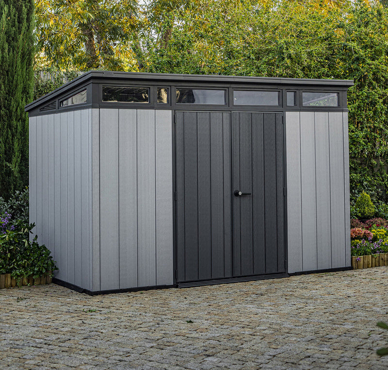 Casetta da Giardino Porta Attrezzi 342x218x226 cmin Duotech Keter Artisan 11x7 Grigia