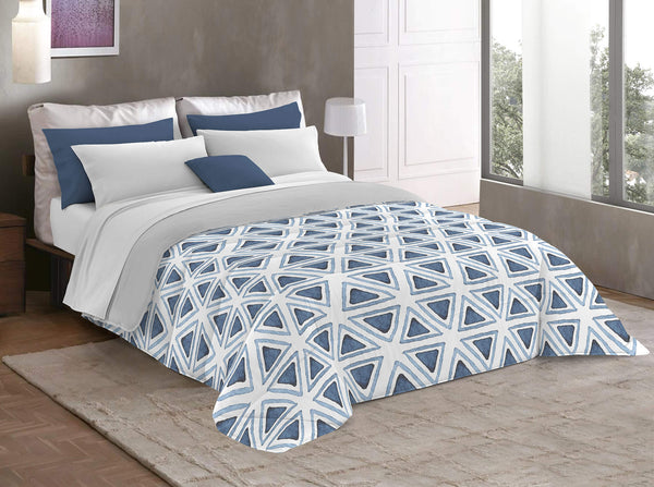 Bedruckte Winterdecke 250gr Mehrfarbige Dreiecke online