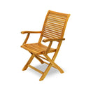 Poltrona da Giardino Pieghevole in Legno Acacia Taddei Rawa