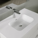 Mobile bagno sospeso 100 cm Rovere Alba ondulato Denver con Specchio Bonussi
