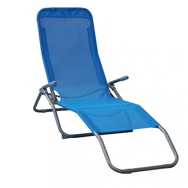 Samba Strandkorb 143x59x97 h cm in Blue Textilene prezzo
