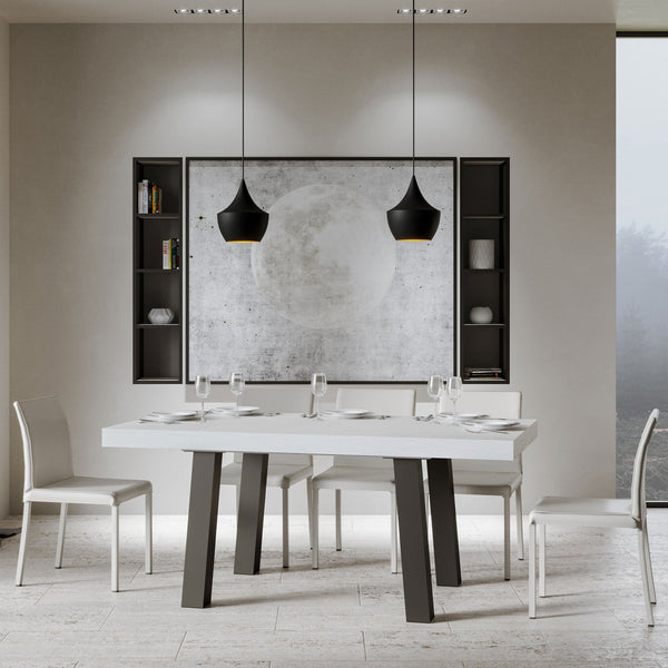 Tavolo 160x90x77 cm Bridge Fix Bianco Frassino acquista
