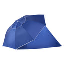 Ombrellone da Giardino in Ferro Ø2.1m Blu 