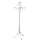 Candeliere Composto da 5 Bracci Altezza 119 cm Bianco