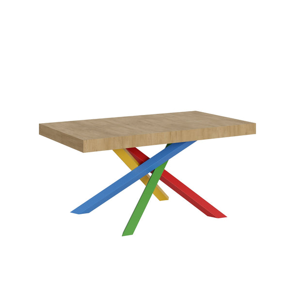 sconto Tavolo Allungabile 160-264x90x77 cm Volantis Quercia Naturale