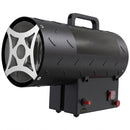 Riscaldatore Industriale a Gas Portatile 10 kW 38x19x30,5 cm con Protezione in Acciaio Laminato Nero      