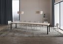  Tavolo Allungabile 140-400x90x77 cm Everyday Premium Cashmere Gambe Antracite
