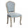 Stuhl Charlene 52x50x100 h cm in Grey Wood