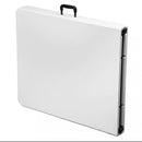 Tavolo Catering Pieghevole 180x75x74 h cm in Acciaio Bianco