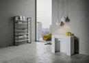 Consolle Allungabile 90-296x48x77 cm in Nobilitato Bianco