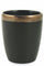 Set mit 6 Wassergläsern aus Steinzeug 330 ml Villa d'Este Home Tivoli Nero Naima