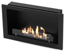 Camino a Bioetanolo da Incasso 84x54x26 cm 4,11kW Nero