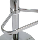 Sgabello con  Alzata a Gas e Seduta Girevole in Polipropilene Vandi Bianco