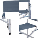 Set 2 Sedie Regista Mare Pieghevoli 56x46xH79 cm Pippa Grigio