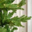 Albero di Natale Artificiale H210 cm 1914 Rami con Luci LED Verde