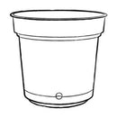 Vaso in Polipropilene con Riserva d'Acqua e Sottovaso Tulli Hydral Elements Antracite Varie Misure
