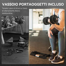 Kit Pesi Regolabili 7-13-18-24 kg con Porta Manubri e Impugnatura Antiscivolo Nero      
