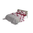 Set Lenzuola Sopra Sotto e Federe in Microfibra Passion Varie Misure