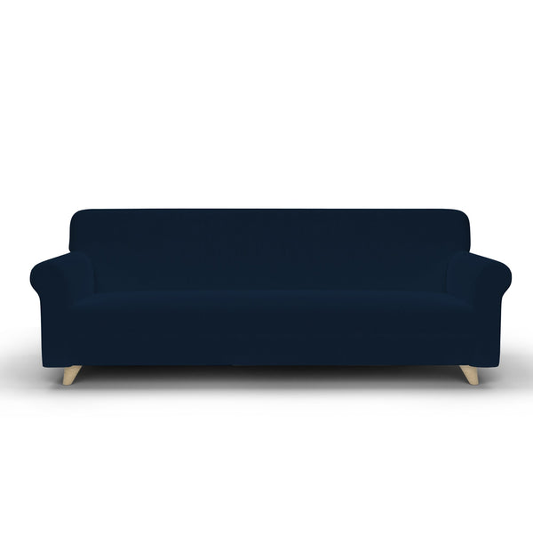 prezzo Bezug für 1-, 2- und 3-Sitzer-Stretchsofa aus dunkelblauem Stoff