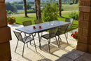 Tavolo da Giardino Allungabile 160/220x90x76 cm in Acciaio RD Italia Estate L160 Antracite